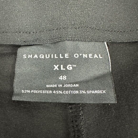 Shaquille ONeal XLG Knit Comfort Stretch Shorts Black Size 48 - Picture 3 of 6
